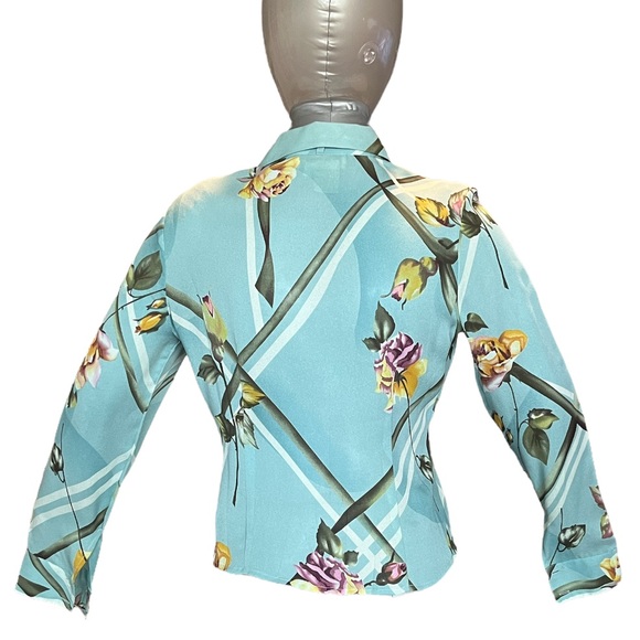 EUC Victoria Soie Silk Long Sleeve Blouse size 8P - Picture 2 of 4